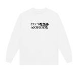 CITY MORGUE STENCIL LOGO LONGSLEEVE