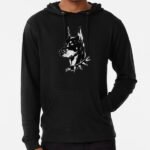 City Morgue Dog Face Print Hoodie